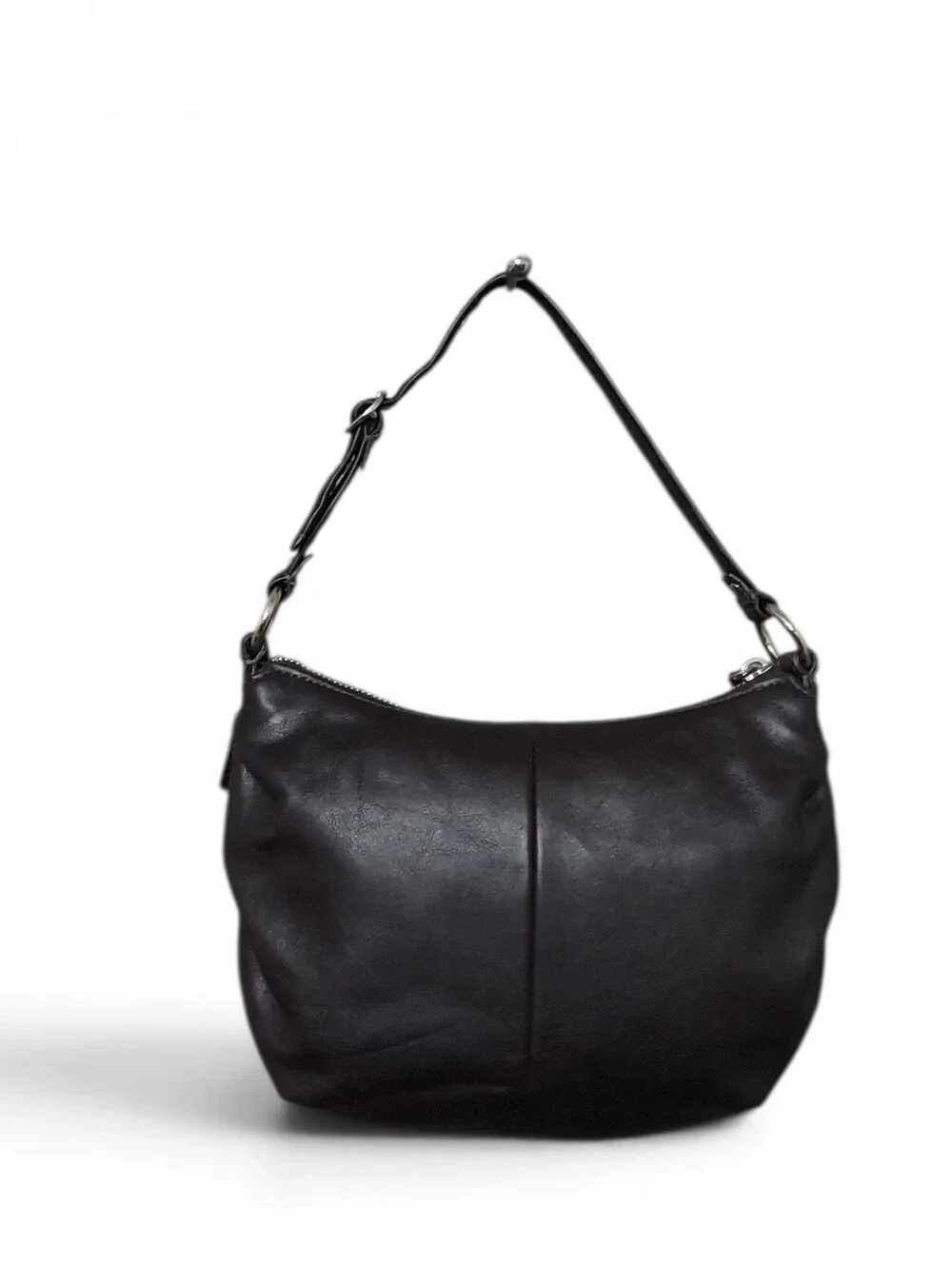 Coach Ali Soft Leather Small Shoulder Bag W Chrome Like New Vintage  No. 42732